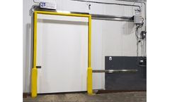 ASI Doors - Model XP 2700 ISO-FLEX - Single Sliding Flexible Panel Cooler/Freezer Doors