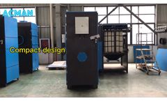 Laser Cutter Dust Extractor Pulse jet Cartridge Dust Collector Unit 7000CFM Airflow Air Filter Unit - Video
