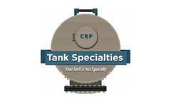 CRP - Model OSD-96 - FRP Access Ladder with Operator Safety Deck (OSD)