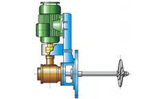 Model AFEO Internal Seal - Fixed Side-Entry Mixers, Horizontal Axis Orthogonal Gearbox And Mechanical Seal