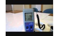 Adwa AD11 Two Point pH Calibration - Video