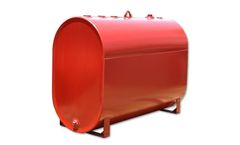 Turner - Model AB, AU, ST, ABDW, AUDW, STDW - Single & Double Wall Horizontal Obround Tank