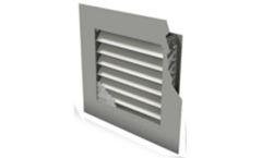 United Enertech - Model ICBL-20-WR - Combination Storm Louver / Blast Damper