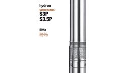 Hydroo - Model SP - Submersible Bore-hole Pumps with Floating Impellers - Brochure