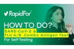 RapidFor SARS CoV 2 & FLU AB Combo Antigen Test - Video