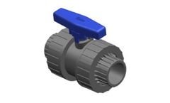 Elysee - Model No.108F - Double Union Glued PVC Ball Valves