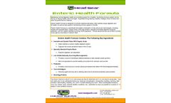 Enteric Health Formula Product Sheet