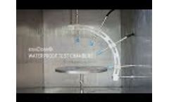 China Rainfall Waterproof Test Chamber IEC60529 IPX1 IPX2 IPX3 IPX4 IPX5 IPX6 manufacturer enviClone - Video