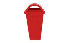 Allwin - Model ARP 80 DB - 180 - Roto Moulded Plastic Red Dust Bin