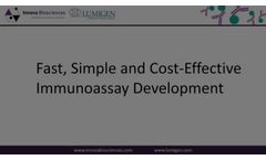 Immunoassay Development Webinar: Fast, Simple and Cost-effective Immunoassay Development - Video