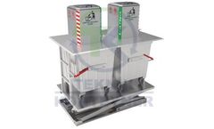 Teknik Konteyner - Model TK-2200-UG - 2200L Hydraulic Jack System Underground Waste Container