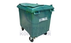 Teknik Konteyner - Model TK-1100-PCK - 1100 Liter Plastic Waste Container