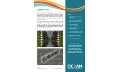 Product Sheets -Algae In A Box System