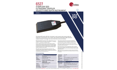 Unidata Starflow - Model QSD SDI-12 - Ultrasonic Doppler Velocity and Depth Instrument - Brochure