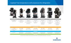 Copeland Scroll Compressors for Refrigeration - Brochure