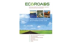 TerraFusion Ecoroads - Multi-Enzyme Product for Road Construction and Soil Stabilization - Brochure