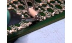 Tilt and Vibration Sensor Hand Soldering Tutorial Video (700F Tip) - Video