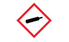 CLP Hazard Warning Symbol: Gas Cylinder Pictogram