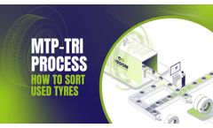 MTP-TRI Process, REGOM sorting machine for used tyres (ELTs). - Video