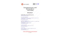 Lisun - Model LSG-2000 - Goniophotometer with Rotating Mirror - Brochure