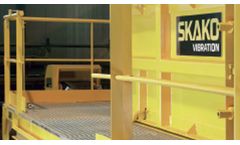 Skako - Model Skakogab - Efficient Filling and Compacting of Gabions