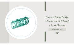Aaspee Machinery - Get External Pipe Mechanical Clamp from Aaspee Machinery