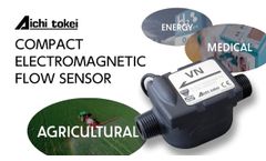 COMPACT ELECTROMAGNETIC FLOW SENSOR - Aichitokei - Video