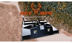 Rut MFG Skid Steer Brush Mower Cutter Walk-Around | Skid Steer Attachment  - Video