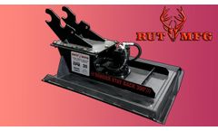 Rut MFG Excavator Brush Mower Cutter | Ultimate Excavator Attachment for Efficient Land Maintenance  - Video