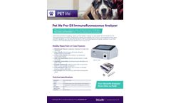 Pet Life - Model Pro-DX - Immunofluorescence Analyzer - Brochure