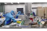 Belt type continuous vacuum packaging machine for fish, seafood, meat, and many food products-  Video