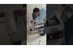 Meat vacuum skin packaging machine Small tabletop skin pack machine LSP350 - Video