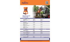 Dipperfox - Model 600 - Stump Crusher - Brochure