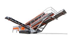 TRS - Model STR 1550-I (single deck) - Tracked Mobile Sieve