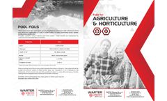 Warter Polymers - Silage Foils - Brochure