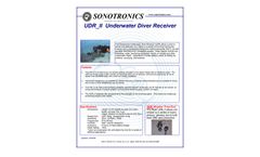 Sonotronics - Underwater Diver Receiver - Brochure