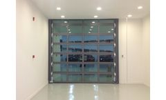 Broadup - Model L310 - Industrial Transparent Sectional Door