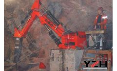 YZH - Model B300 - Pedestal Boom System for Crushing Equipment