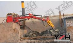 YZH - Model D300 - Pedestal Rockbreaker Booms System for Mines