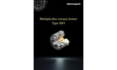 Monninghoff - Model Type 581 - Multiple-disc Torque Limiter - Brochure