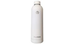 Aquaphant - Model HYDR8M8 - Large 25oz White Stainless Steel Bottle