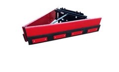 Messer Attachments - Model FPV8X2 - V-Plow Feed Pusher, 2 Inch Rubber