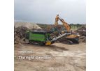 TARGO - Model 2500 Tracked - Mobile Single-Shaft Shredder