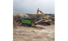 TARGO - Model 2500 Tracked - Mobile Single-Shaft Shredder