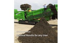 Model 2F On Crawler Tracks - The Mobile Star Screen Machine for Robust Terrain