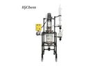 Hjchem - 10l Double Jacketed Glass Reactor with Teflon Coated Frame