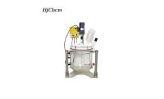 Hjchem - Custom Lab Benchtop Jacketed Glass Reactor for Fume Hood