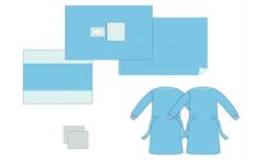 EAZYSET - Model 100 x 130 cm - Single Pouch Ophthalmic Drape with Pouch