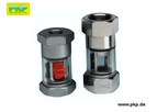 Model DG01  - Flow Indicator with and Without Rotor, With Wipers for Cleaning of Sight Glass