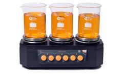 Glassco - 3 Station Magnetic Stirrer With Hotplate